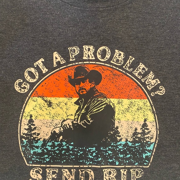 Yellowstone Dutton Ranch Bundle hoodie sweatshirt and RIP t-shirt, mens med - Picture 5 of 10